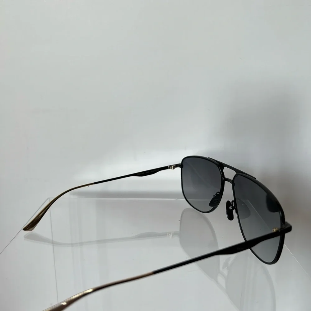 Gucci black aviator sunglasses unisex - Picture 8 of 10